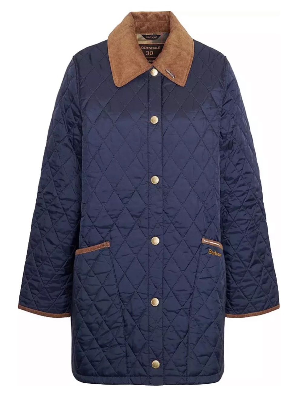 Barbour 30th Anniversary Liddesdale Quilted Jacket in Navy - UK 12 / US 8